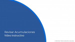 Revisar Acumulaciones  - Absence Manager - How to Video Gallery: Absence Manager (ESMX)