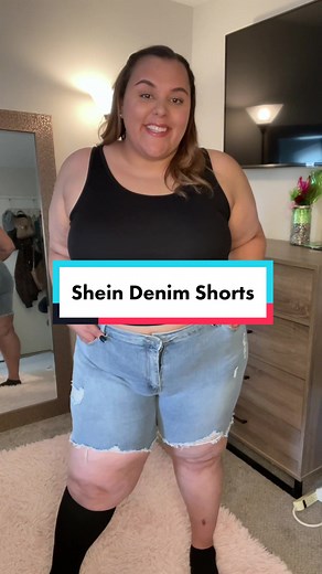 Shein Plus Size Denim Shorts Haul | Curvy Fashion