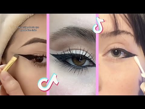 Eyeliner makeup tutorial tiktok compilation | eye makeup tutorial