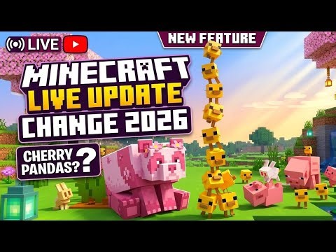 🔴 Live Minecraft New Update 2026