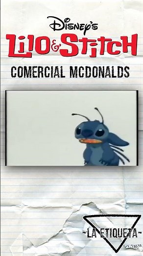 Lilo & Stitch Comercial McDonald's (2002) #comercial #nostalgia #retro#mcdonalds #liloystitch