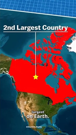 The Real Size Of Canada Will Shock You 🤯.