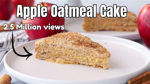 The Best Apple Oatmeal Cake Recipe | Easy Method