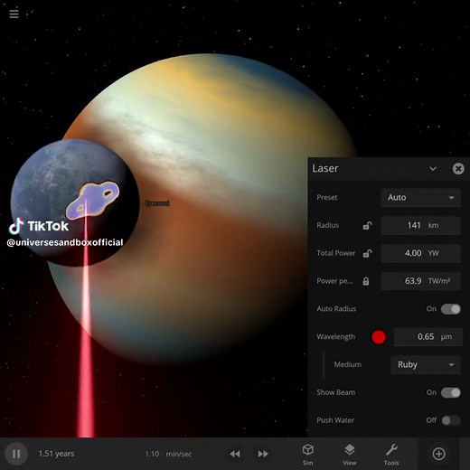 Universe Sandbox on TikTok