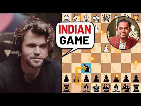 Magnus plays a brilliant Indian game against Arjun Erigaisi!