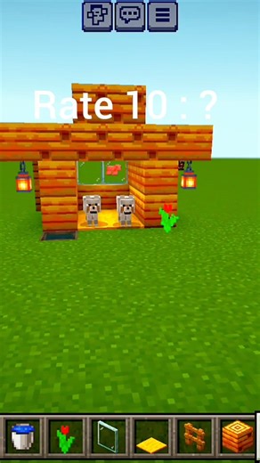 #how to make dog house in mincraft