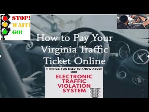 How To Pay Traffic Violation Ticket Fine Online USA Virginia
