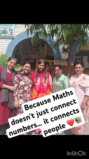 Because Maths doesn’t just connect numbers… it connects people ❤️📚