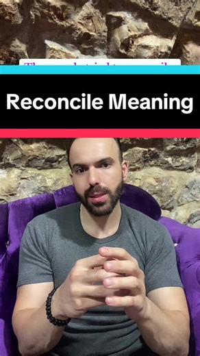 ‏Reconcile Meaning #EnglishWithMado