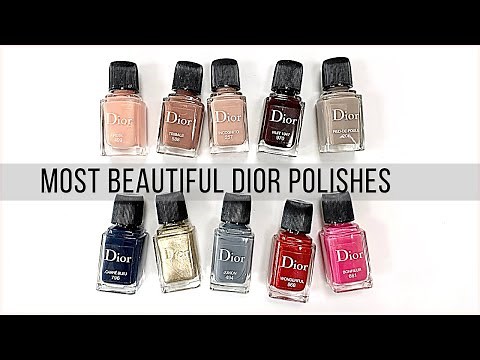 10 BEST DIOR Nail Polishes from my collection 💫