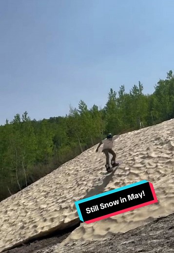Snowboarding Fun in May: Last of the Snow in Canada