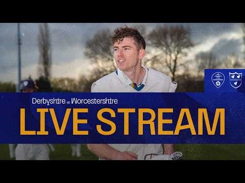 🔴LIVE STREAM | Derbyshire vs Worcestershire, Day Three