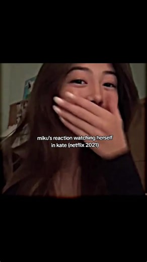 Miku's Reaction to Herself in Kate (Netflix 2021)