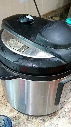 Why is steam coming out of the sides of my instant pot?