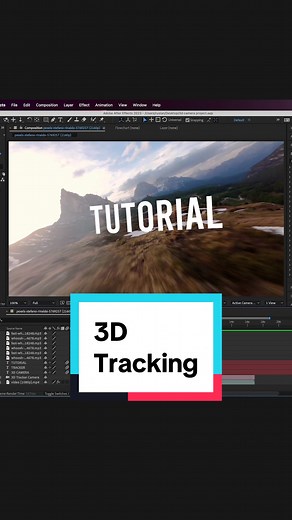 3D Camera Tracking After Effects