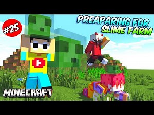 Minecraft Illegal Slime Farm Making and This Happened😢 || Minecraft Survival #25