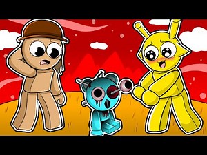 TUNER AND SIMON ADOPT SKY HORROR PHASE 2 ON ROBLOX! - Incredibox Sprunki