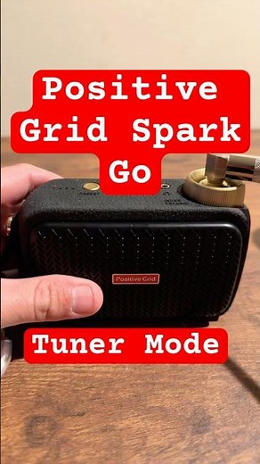 Positive Grid Spark Go Amp Tuner mode without app #positivegrid #sparkgo #035 #guitaramp #tuner