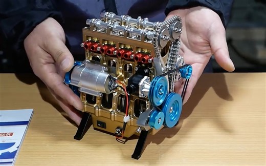【引擎】模型拼装~ 一台直列四缸发动机