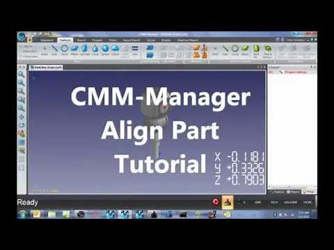 CMM Manager - Align Part Tutorial