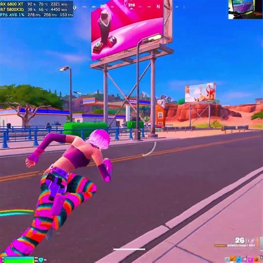 Fortnite 4K Performance Mode Gameplay #329