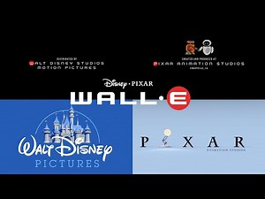 Walt Disney Pictures/Pixar (2007) | Wall-E Closing Logos (2008) 4k