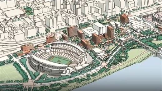 Renderings show proposal for more housing, entertainment at The Banks