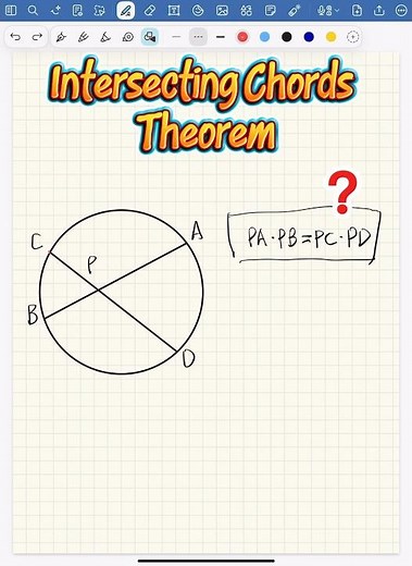 Intersecting Chords Theorem