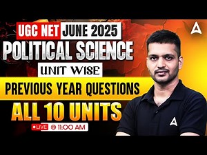 UGC NET Political Science | All 10 Unit Previous year Questions | By Puneet Sir