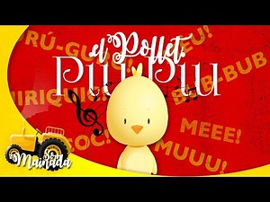 💛 Som Mainada | EL POLLET PIU-PIU 🐥🚜 | Aprendre onomatopeies amb rumba catalana és guai! ♪♫♬