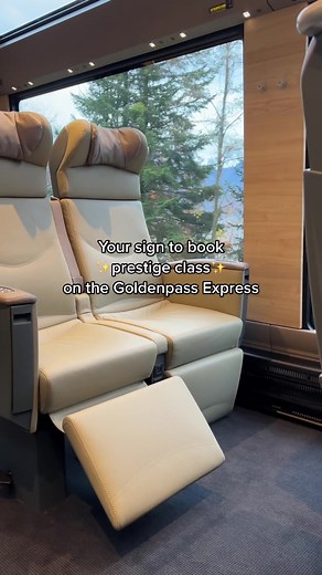 Experience Prestige Class on the Goldenpass Express Train in Switzerland