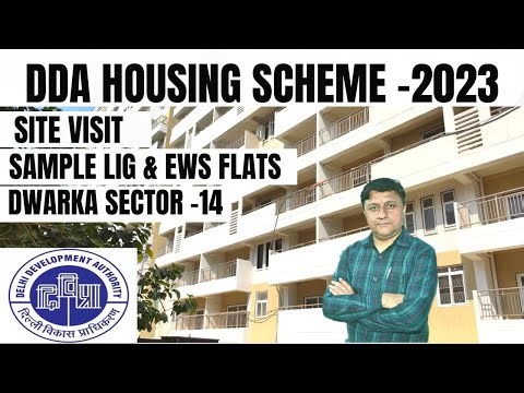 DDA DIWALI SPECIAL HOUSING SCHEME 2023 SITE VISIT LIG & EWS FLATS SECTOR 14 DWARKA
