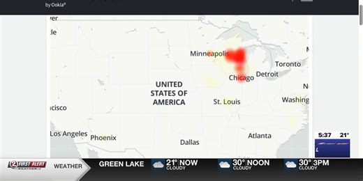 Cellcom voice service outage reported