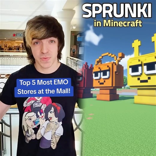 Top 5 Most EMO Stores at the Mall! #emo #scene #hottopic #cringe #alternative