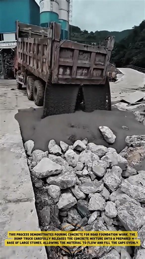 Pouring Concrete Road Foundation – Good Tools and Machinery in Daily Work