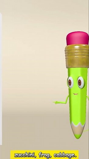 GREEN COLOR FOR KIDS 🍏🥬🌳 Colorful Crayons Song 🖍️