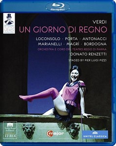 Verdi, Loconsolo, Porta, Antonacci, Marianelli, Magrì, Bordogna, Orchestra E Coro del Teatro Regio di Parma, Donato Renzetti Staged By Pier Luigi Pizzi - Un Giorno Di Regno
