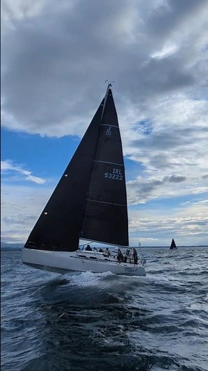 Wavy Night in Dublin Bay #ireland #sailing #dublin #regatta #sea