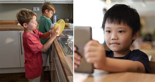 Dad shares the unique 7-point checklist his kids must finish before they get screen time