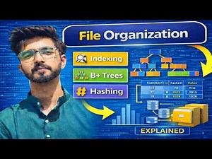 File Organization, Indexing, B+ Trees, Hashing | DBMS Storage Explained | CodiXo