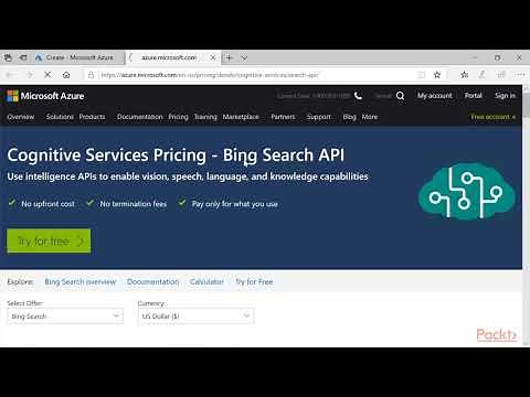 Implementing Azure Cognitive Services for Search: Bing Autosuggest API | packtpub.com