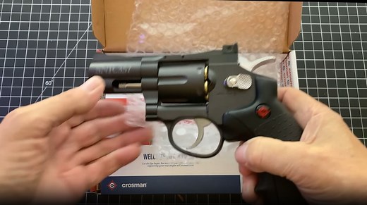 Watch First Look Crosman SNR357 Snub Nos BB CO2-Powered Revolver  on Amazon Live