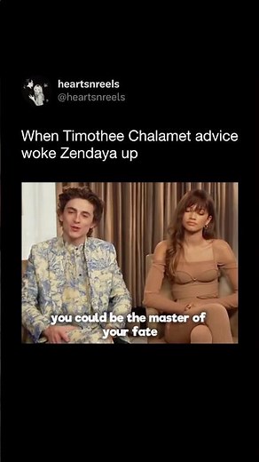 Timothée Chalamet’s Advice to Zendaya Went Viral for a Reason