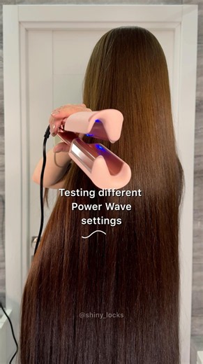 Low heat vs high heat with Power Wave✨‪@Wavytalkofficial‬​⁠ #wavytalk #wavytalkhair #wavytalkpowerwave