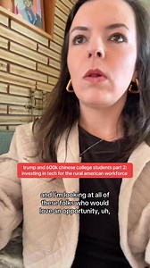25K views · 865 reactions | trump and the chinese college students part 2: rural american tech workforce development | Follow the Leighder | Facebook
