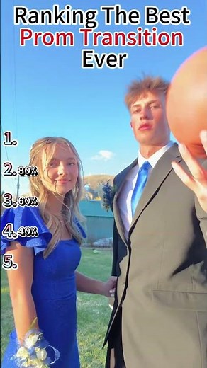 💃✨ Ranking The BEST Prom Transition Ever!
