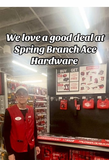 We love a good deal here at Spring Branch Ace Hardware, stop by today for all of your hardware needs and to get your hands on some great deals on our latest products. #acehardware #shoplocal #thehelpfulplace #springbranch #treatyourself