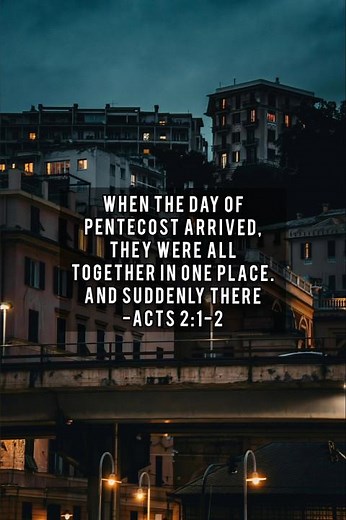 Let's read the Bible | Acts 2:1-6 | The Promise of the Holy Spirit | #pentacost #giftsofspirit #god