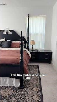 budget bedroom makeover! #diy #furnitureflip #bedroommakeover #diyhome #thriftedhome #marketplace
