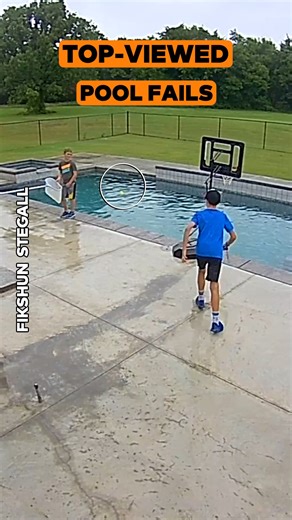 7K views · 24 reactions | Pool fails everyone watched!  | FikShun Stegall | Facebook